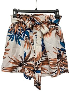 Tropical Shorts with Belt XS
